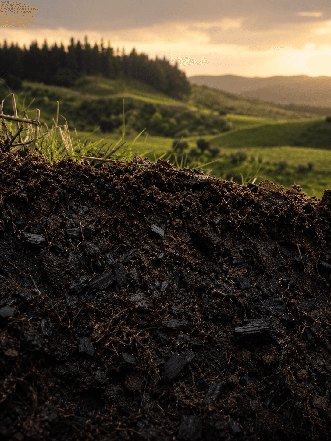 Placeholder image representing soil carbon material applications